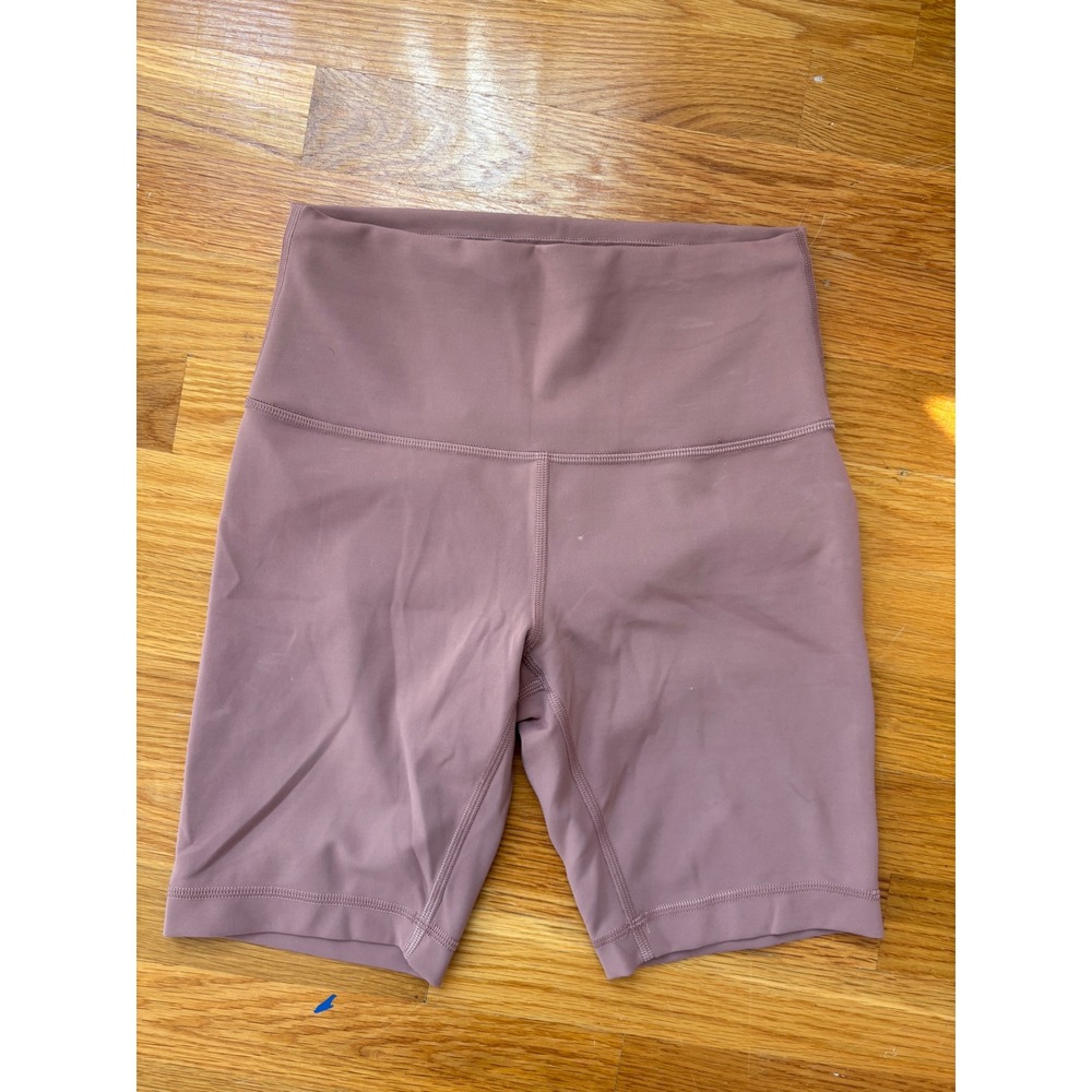 Lululemon Align High-Rise Short 8" Mauve Pink Nulu Yoga Biker Shorts Size 6